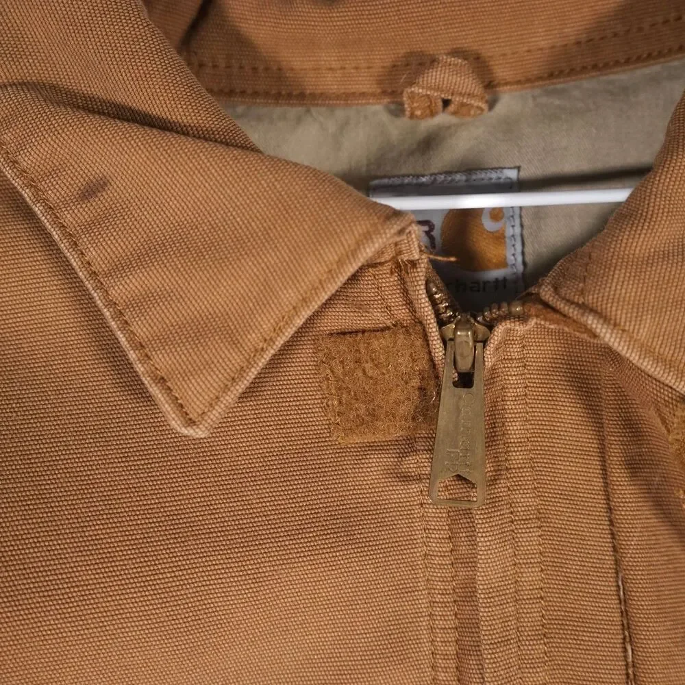 Carhartt FR Jacket Full Zip Made in USA Union Tan Brown 2XL